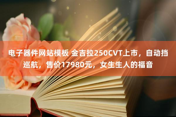 电子器件网站模板 金吉拉250CVT上市，自动挡巡航，售价17980元，女生生人的福音