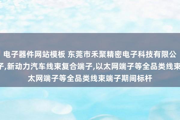 电子器件网站模板 东莞市禾聚精密电子科技有限公司：fakra端子，新动力汽车线束复合端子，以太网端子等全品类线束端子期间标杆