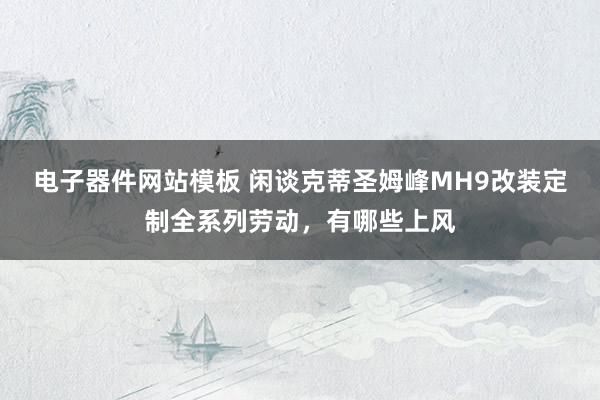 电子器件网站模板 闲谈克蒂圣姆峰MH9改装定制全系列劳动，有哪些上风